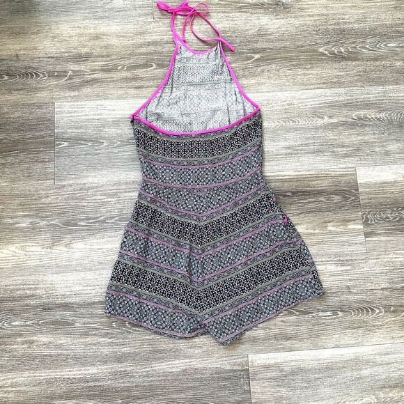 Mink Pink black and pink halter short romper - Picture 7 of 13